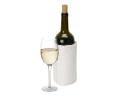 Pulltex WINE COOLER SATIN WHITE/Охладитель-чехол для бутылки вина или шампанского, белый