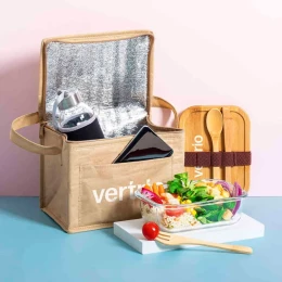 Разное Ланч-бокс BEJAR, ложка, вилка нож в комплекте, стекло/бамбук