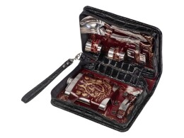 Разное Набор "Дорожный" на 4 персоны в барсетке с худ. выжиганием