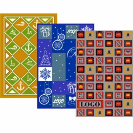 сделано в России Плед на заказ Tricksy Net, 4 цвета, М, акрил