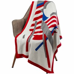 сделано в России Плед на заказ Tricksy Net, 4 цвета, М, акрил