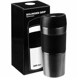 Разное Термостакан Solingen Grip, серо-стальной