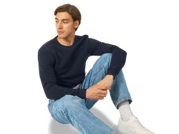 US Basic Толстовка промо "London" мужская, темно-синий