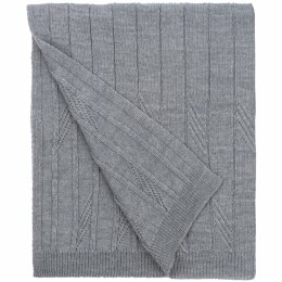 Very Marque Плед Pluma, темно-серый (графит)