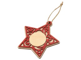 Разное Подвеска деревянная «Звезда»