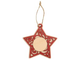 Разное Подвеска деревянная «Звезда»