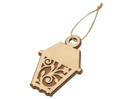 Разное Подвеска деревянная «Новогодний фонарик»