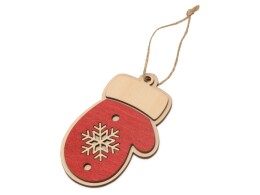 Разное Подвеска деревянная «Новогодняя варежка»