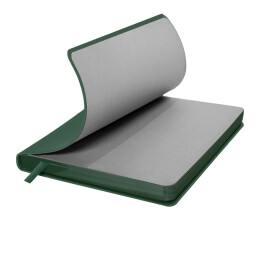 Enote Ежедневник недатированный Pulpy, А5, зеленый, кремовый блок в линейку, зеленый срез