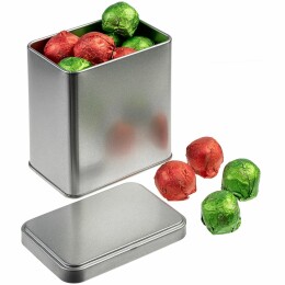 Разное Коробка прямоугольная Jarra, серебристая