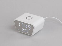 mid-oceangift Настольные часы "Smart Clock" с беспроводным (15W) зарядным устройством, будильником и термометром
