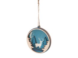 Разное Подвеска деревянная многослойная «Рождественская встреча»