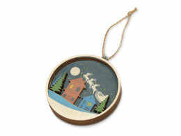 Разное Подвеска деревянная многослойная «Ночь перед рождеством»