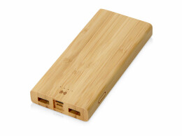 Разное Внешний беспроводной аккумулятор из бамбука "Bamboo Air", 10000 mAh