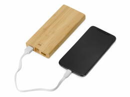 Разное Внешний беспроводной аккумулятор из бамбука "Bamboo Air", 10000 mAh