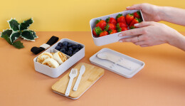 mid-oceangift Контейнер для ланча "Natural" с приборами