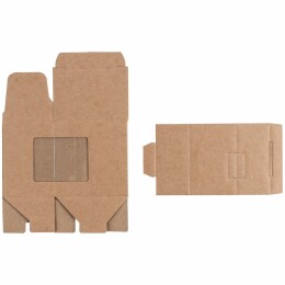 Разное Коробка с окном Lilly, крафт