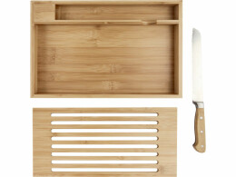 Seasons Бамбуковая разделочная доска с ножом Pao