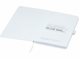 Marksman Блокнот Honua форматом A5 из переработанной бумаги с обложкой из переработанного ПЭТ, белый