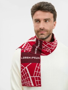 сделано в России Шарф на заказ Tricksy Light, XL, акрил