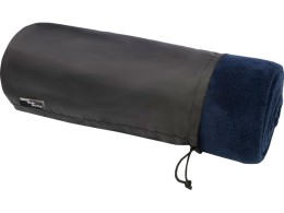 Seasons Плед Lily из синтетического трикотажного полотна из вторичного ПЭТ, темно-синий