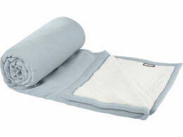 Seasons Плед Marigold из флиса из вторичного ПЭТ и искусственного меха, серый/белый