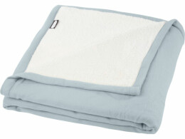 Seasons Плед Marigold из флиса из вторичного ПЭТ и искусственного меха, серый/белый