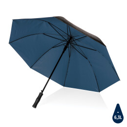 Разное Двухцветный плотный зонт Impact из RPET AWARE™ с автоматическим открыванием, 27"