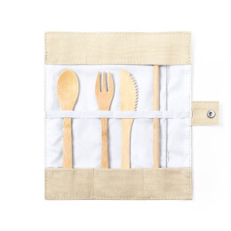 Happy Gifts Extra Набор столовых приборов CORPAX в чехле: ложка, вилка, нож, трубочка для питья и ершик для чистки трубочки