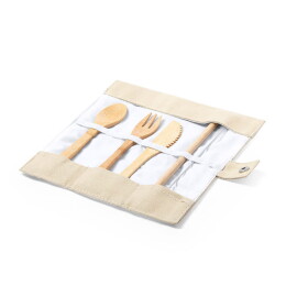 Happy Gifts Extra Набор столовых приборов CORPAX в чехле: ложка, вилка, нож, трубочка для питья и ершик для чистки трубочки