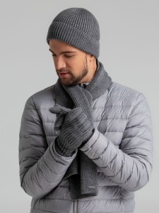 Sherst Перчатки Bernard, серый меланж