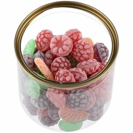 Разное Карамель леденцовая Candy Crush, со вкусом фруктов, с прозрачной крышкой