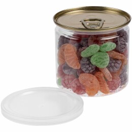 Разное Карамель леденцовая Candy Crush, со вкусом фруктов, с прозрачной крышкой