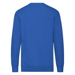 Fruit of the Loom Толстовка мужская без начеса "Lightweight Set-in Sweat", ярко-синий, S, 80% х/б 20% полиэстр