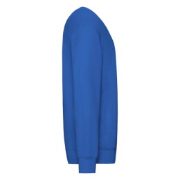 Fruit of the Loom Толстовка мужская без начеса "Lightweight Set-in Sweat", ярко-синий, S, 80% х/б 20% полиэстр