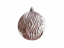 Разное Новогоднее подвесное украшение из полистирола / 8x8x8см, розовый