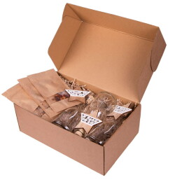 Happy gifts Набор "Сам себе сомелье" для приготовления авторских напитков Коньяк по-латгальски, Миндальный коньяк, Вишня на коньяке