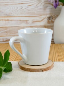 Molti Кружка Modern Bell Classic, глянцевая, белая