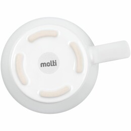 Molti Кружка Modern Bell Classic, глянцевая, белая