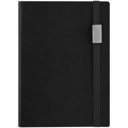 Контекст Ежедневник Vivian Metal, недатированный, черный