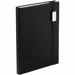 Контекст Ежедневник Vivian Metal, недатированный, черный