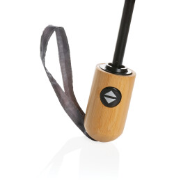 Разное Автоматический зонт Impact из RPET AWARE™ с бамбуковой рукояткой, d94 см