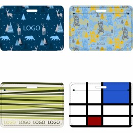 сделано в России Карман для пропуска Saff Plus на заказ, горизонтальный