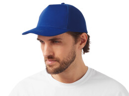 US Basic Бейсболка из структурной ткани Fargo, синий классический