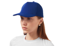 US Basic Бейсболка из структурной ткани Fargo, синий классический