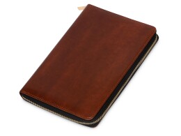 Разное Бизнес-блокнот на молнии А5 «Fabrizio», 80 листов, коричневый