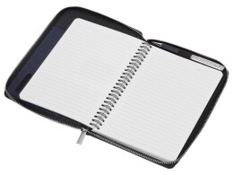 Разное Бизнес-блокнот на молнии А5 «Fabrizio», 80 листов, темно-синий