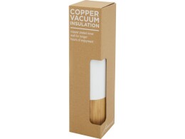 Avenue Torne Бутылка из нержавеющей стали объемом 540 мл с медной вакуумной изоляцией и внешней стенкой из бамбука, белый