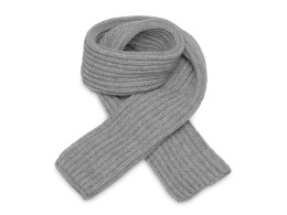 US Basic Шарф Nordend, крупный риб, серый меланж