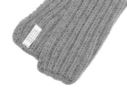 US Basic Шарф Nordend, крупный риб, серый меланж